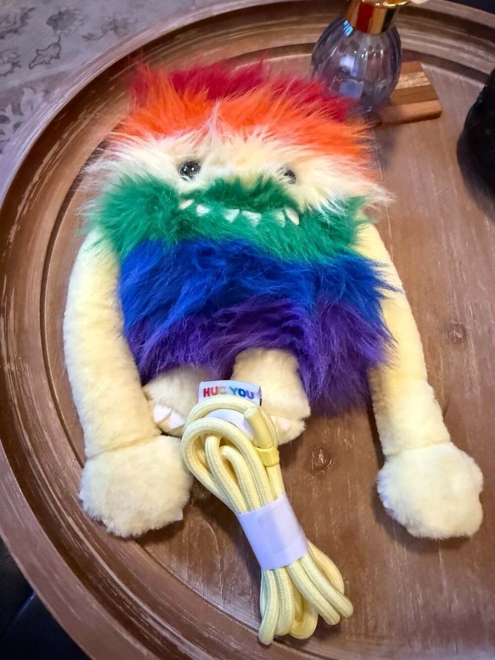 POP MART INSTINCTOY HUG YOU SERIES Mini Plush Bag Rainbow